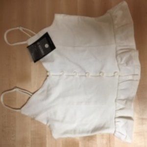 Forever 21 Ivory Crop Top